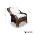 Conjunto Caribe - 4 Poltronas + Mesa Oval