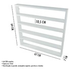 Conjunto Carrinho  Bancada  Esmalteira E Cadeira  Para Clinic