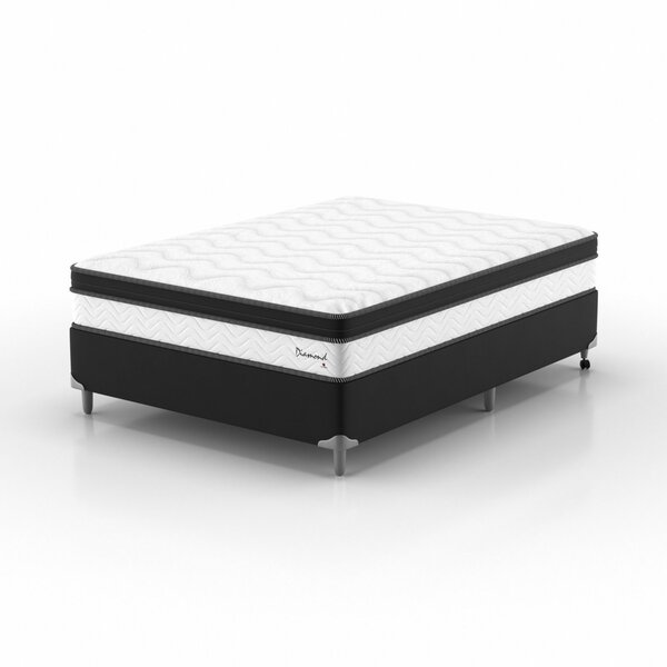 Conjunto Casal Diamond Euro Pt Pt 1,38x1,88x0,63 Montreal Beg