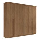 Conjunto Casal Guarda Roupa E Cabeceira Vegas Jatobá