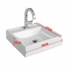 Conjunto Cecília Com Pés  78cm  Painel Ripado E Espelho Led E