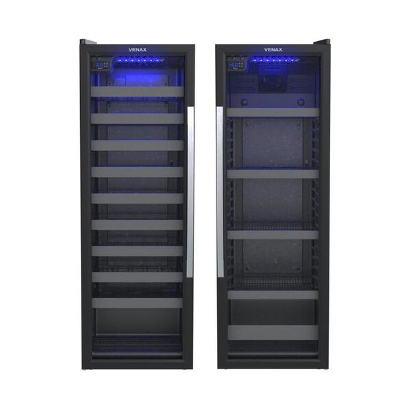 Conjunto Cervejeira 200l Blue Light E Adega 200l 50 Garrafas