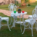 Conjunto Chinês Mesa 4 Cadeiras - Branco