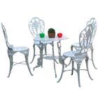 Conjunto Chinês Mesa 4 Cadeiras - Branco