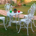 Conjunto Chinês Mesa 4 Cadeiras - Branco