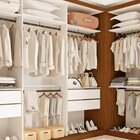 Conjunto Closet Casal Sem Portas 2 Módulos 6 Gavetas França F