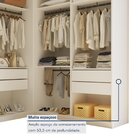 Conjunto Closet Casal Sem Portas 2 Módulos 6 Gavetas França Y