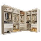 Conjunto Closet Casal Sem Portas 2 Módulos 6 Gavetas França Y