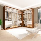 Conjunto Closet Casal Sem Portas 2 Módulos 6 Gavetas França Y