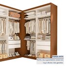 Conjunto Closet Casal Sem Portas 2 Módulos 6 Gavetas França Y