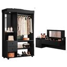 Conjunto Closet E Penteadeira Conroe Fosco Liso