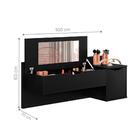 Conjunto Closet E Penteadeira Conroe Fosco Liso