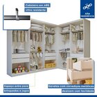 Conjunto Closet Infantil Sem Portas 2 Módulos 6 Gavetas Valen