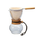 Conjunto Coador De Pano E Jarra Em Vidro 480ml Dpw-3-ov