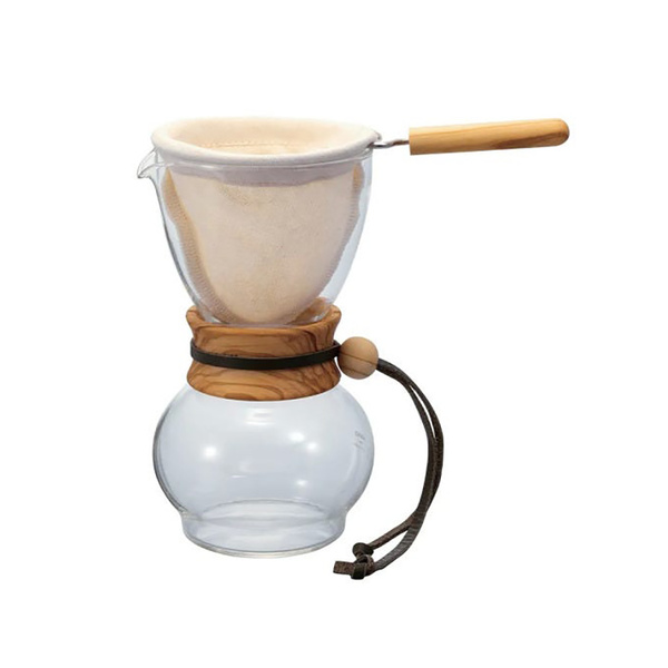 Conjunto Coador De Pano E Jarra Em Vidro 480ml Dpw-3-ov