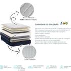 Conjunto Colchão Box Casal Molas Ensacadas Garnet Polar