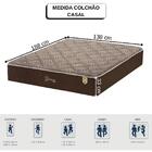 Conjunto Colchão Box Casal Molas Ensacadas Glamour Polar