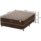 Conjunto Colchão Box Casal Molas Ensacadas Glamour Polar