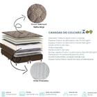 Conjunto Colchão Box Casal Molas Ensacadas Glamour Polar
