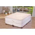 Conjunto Colchão Box Queen Molas Ensacadas Eternet Polar