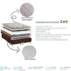 Conjunto Colchão Box Queen Molas Ensacadas Jasmim Polar