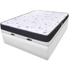 Conjunto Colchão Casal D33 Antialérgico + Cama Box Baú Courvi