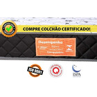 Conjunto Colchão Casal D33 Antialérgico + Cama Box Baú Microf