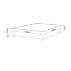 Conjunto Colchão Ortopédico E Base Box Casal 57x138x188cm Amb