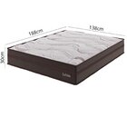 Conjunto Colchão Ortopédico E Base Box Casal 68x138x188cm Lib