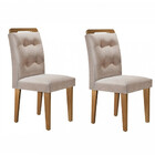 Conjunto Com 02 Cadeiras Carol Rufato