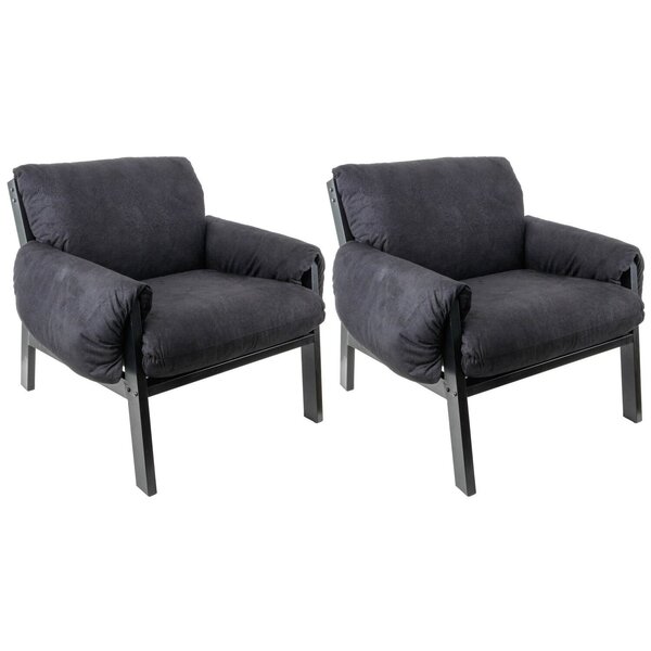 Conjunto Com 02 Poltronas Soft Preto