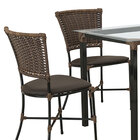 Conjunto Com 04 Cadeiras E Mesa De Centro Com Vidro Gramado A