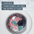 Conjunto Com 10 Removedores De Pelos Para Máquina De Lavar Ve