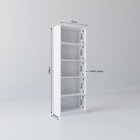 Conjunto Com 1 Estante Livreiro 11 Nichos Odelia E 1 Estante