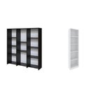 Conjunto Com 1 Estante Livreiro 11 Nichos Odelia E 1 Estante