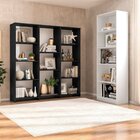 Conjunto Com 1 Estante Livreiro 11 Nichos Odelia E 1 Estante