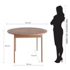 Conjunto Com 1 Mesa 4 Cadeiras Pink Sands  Madeira