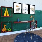 Conjunto Com 1 Mesa Dobrável 60cm E 3 Nichos Bramov Móveis Ve