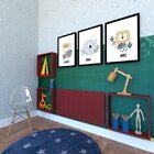 Conjunto Com 1 Mesa Dobrável 60cm E 3 Nichos Bramov Móveis Ve