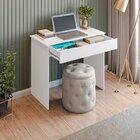 Conjunto Com 1 Mesa Escrivaninha 1 Gaveta Sevilha E 1 Estante