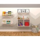 Conjunto Com 1 Nicho E 3 Prateleiras Trini  Branco