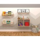 Conjunto Com 1 Nicho E 3 Prateleiras Trini  Geneve