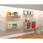 Conjunto Com 1 Nicho E 3 Prateleiras Trini  Geneve