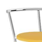 Conjunto Com 2 Bancos Leme Amarelo Ouro