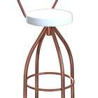 Conjunto Com 2 Banquetas Artois Cobre E Branco