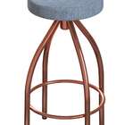 Conjunto Com 2 Banquetas Artois Cobre E Cinza