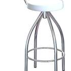 Conjunto Com 2 Banquetas Artois Cromado E Branco