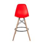 Conjunto Com 2 Banquetas Charles Eames Vermelho