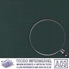 Conjunto Com 2 Banquetas Em Alumínio, Fibra Sintética E Tecid