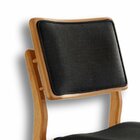 Conjunto Com 2 Banquetas Em Madeira Eloá Preto / Imbuia Natur